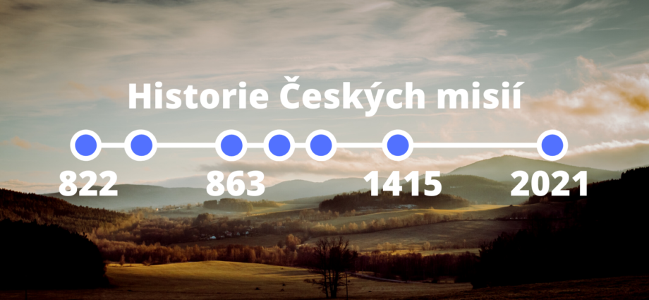 Historie českých misií timeline časová přímka protestantských misií www.ceskemisie.cz