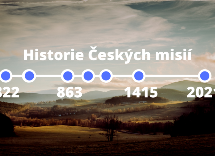 Historie českých misií timeline časová přímka protestantských misií www.ceskemisie.cz